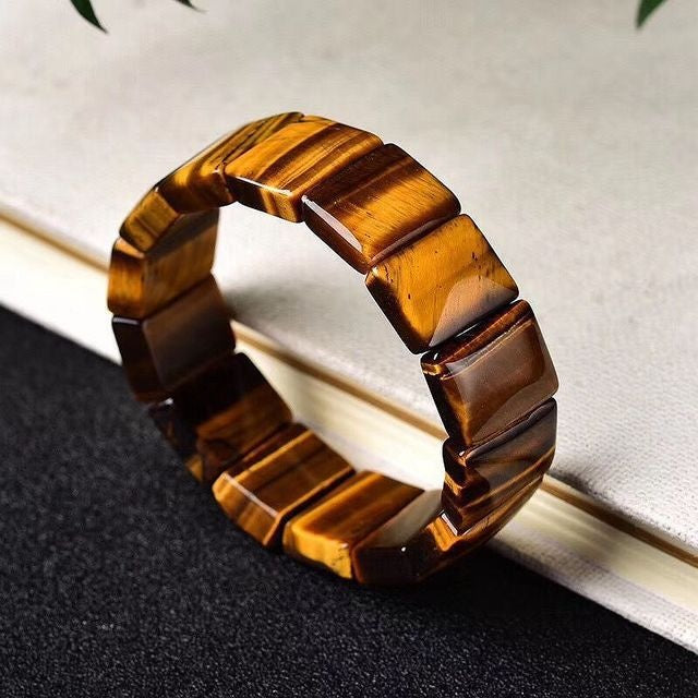 👉 „Natürliches Armband aus gelbem Tigerauge“