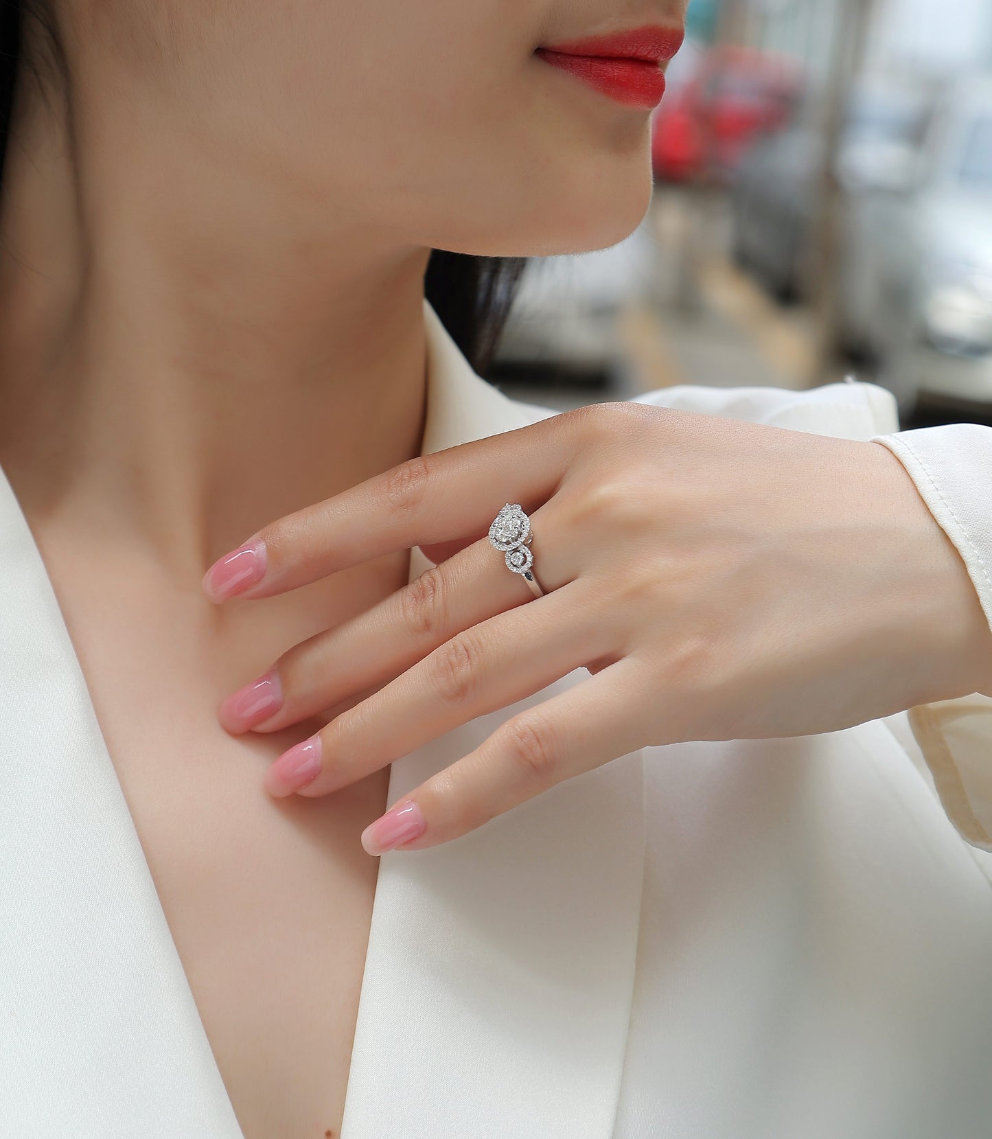✨ „Serial Dreams“ – Fashionables Luxus-Schmuck-Set mit Moissanite, S925 Sterlingsilber & Platin-Plattierung