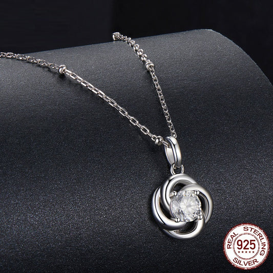 „Leichter Luxus – Kette aus hochwertigem S925 Silber für das Schlüsselbein“