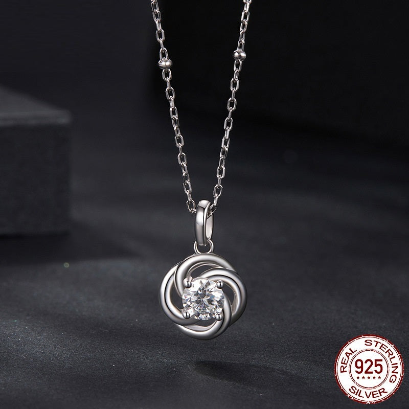 „Leichter Luxus – Kette aus hochwertigem S925 Silber für das Schlüsselbein“