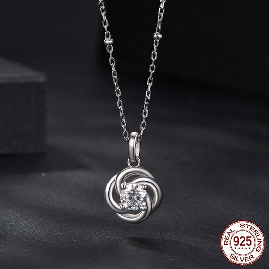 „Leichter Luxus – Kette aus hochwertigem S925 Silber für das Schlüsselbein“