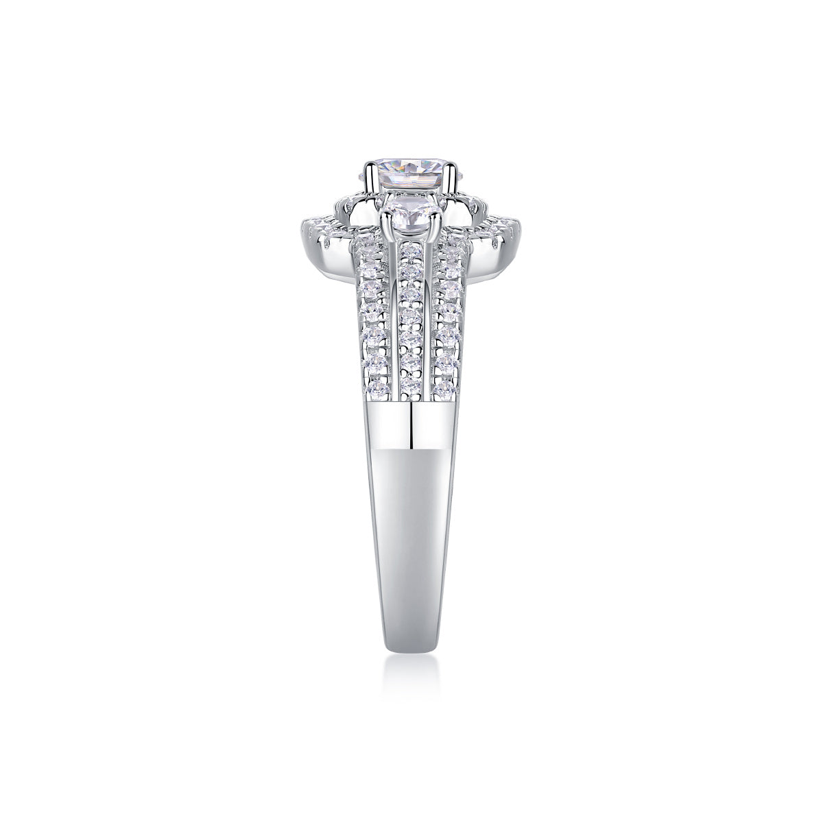 💎 „Afternoon in the Gobi“ – Stilvolles Luxus-Schmuck-Set mit ½ Karatt Moissanite, S925 Sterlingsilber & Platin-Plattierung