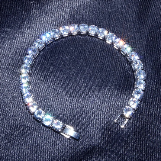 Zirkonia Tennisarmband in Silber – Funkelnder Schmuck für Damen
