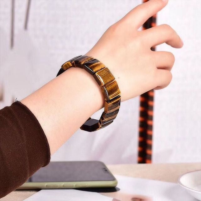 👉 „Natürliches Armband aus gelbem Tigerauge“