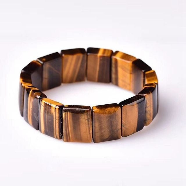 👉 „Natürliches Armband aus gelbem Tigerauge“