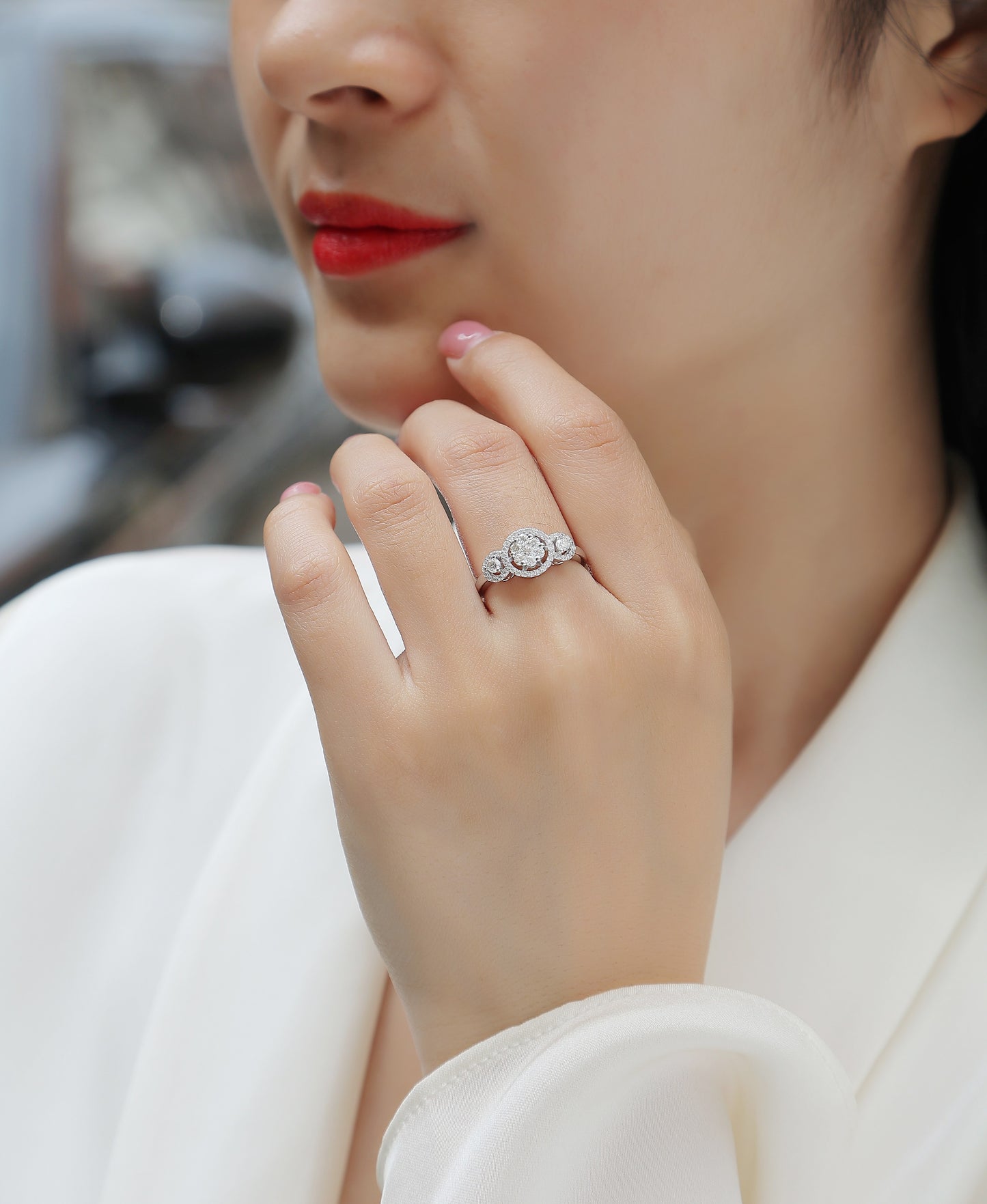 ✨ „Serial Dreams“ – Fashionables Luxus-Schmuck-Set mit Moissanite, S925 Sterlingsilber & Platin-Plattierung