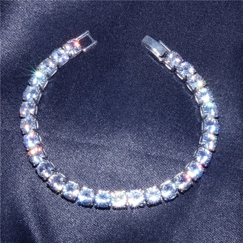 Zirkonia Tennisarmband in Silber – Funkelnder Schmuck für Damen
