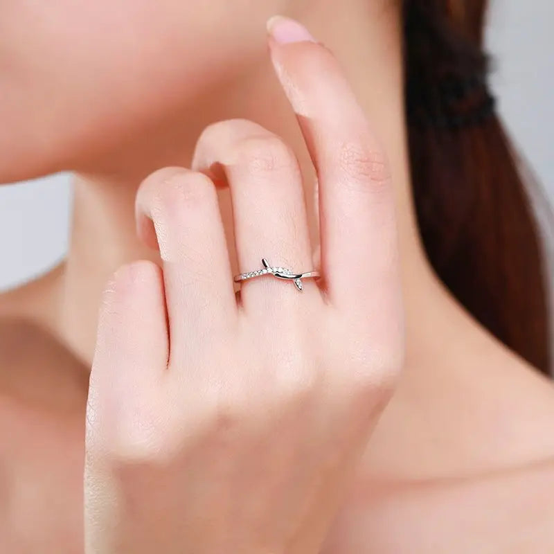 Eleganter 925 Sterling Silber Ring mit Zirkonia – Handgefertigter Schmuck von Pamadora