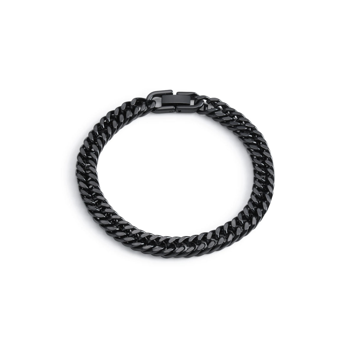 Geflochtenes Magnetarmband aus Edelstahl – Doppelreihe mit Fischschuppen-Design